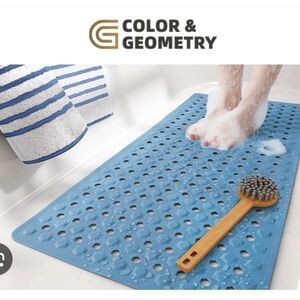 Shower Mat 16" By 35" Blue